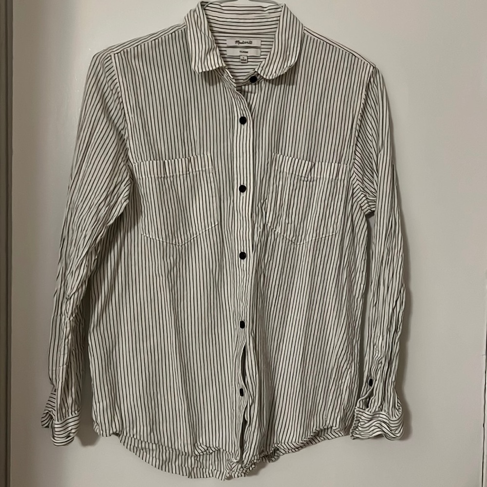 Madewell Button Down Stripe